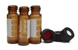 4ML AMB SCRW 13MM BLK PTFE/SIL 100PK