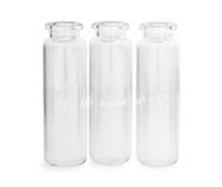 VIAL INCOLOR S/R 23X75MM 20ML HEADSPACE CERTIFICADO C/100 PC
