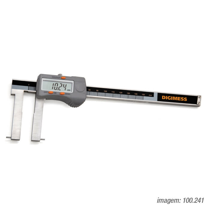 PAQUIMETROS DIGITAIS (CANAIS INTERNOS - PONTAS CILINDRICAS) 100.241 35-150mm(60mm)