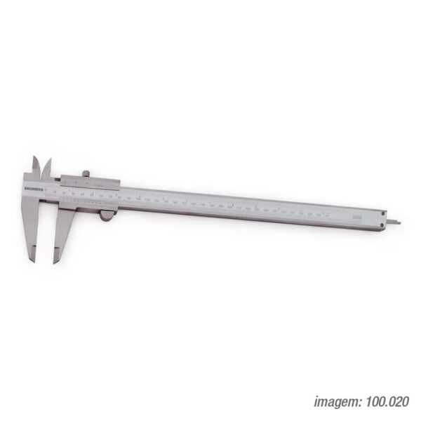 PAQUIMETROS UNIVERSAIS (GRADUACAO 0,05MM/1/128") 100.001A-TIN 150mm/6" - Imagem 7