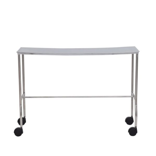 MESA SEMI-CIRCULAR INOX SEM PRATELEIRA - SALUTEM - Imagem 2