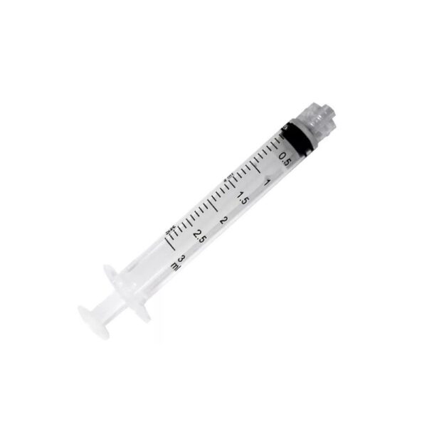 SERINGA 03ML LUER LOCK (BICO COM ROSCA) CAIXA C/1.000 INJEX