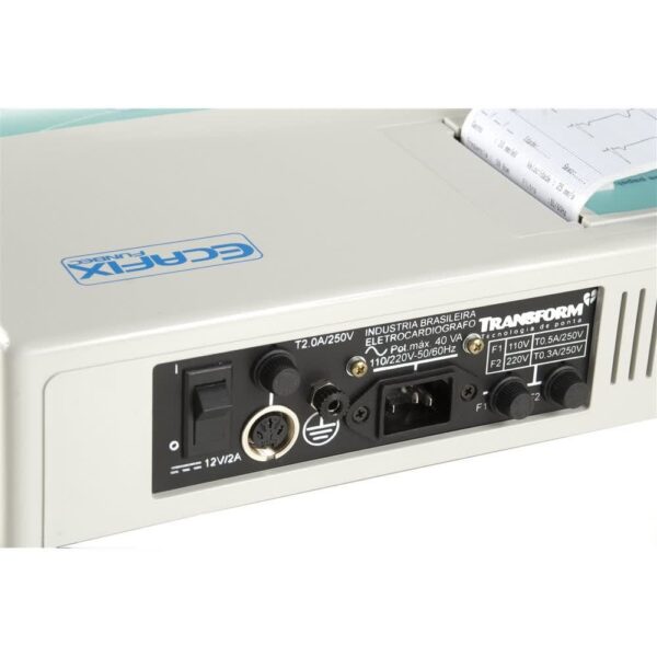 Eletrocardiógrafo 03 Canais 12 Derivações Ecafix ECG-12S - Imagem 3