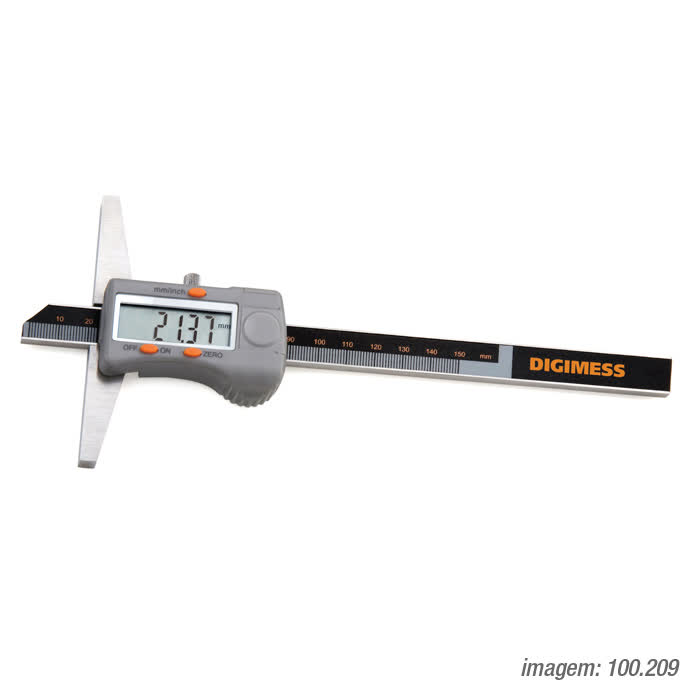 PAQUIMETROS DIGITAIS PROFUNDIDADE 100.215A 600mm/24"(200mm)