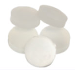SEPTO MACIO(3MM) DE SILICONE(TRANSPARENTE) 9MM C/50PC