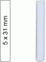 INSERT P/N11/N8 FUNDO CHATO 5X31MM 0,25ML C/100PC