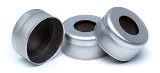 CRIMP CAPS 11MM/BLACK VITON SEPTA C/100PC