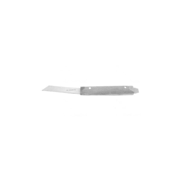 FACA P/ GESSO COM CABO DE MADEIRA 17,5 cm ABC INSTRUMENTOS CIRÚRGICOS