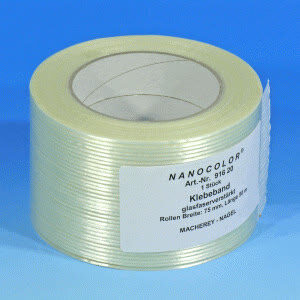 FITA ADESIVA REFORCADA P/ EMBALAR PRODS.PERIGOSOS C/50M