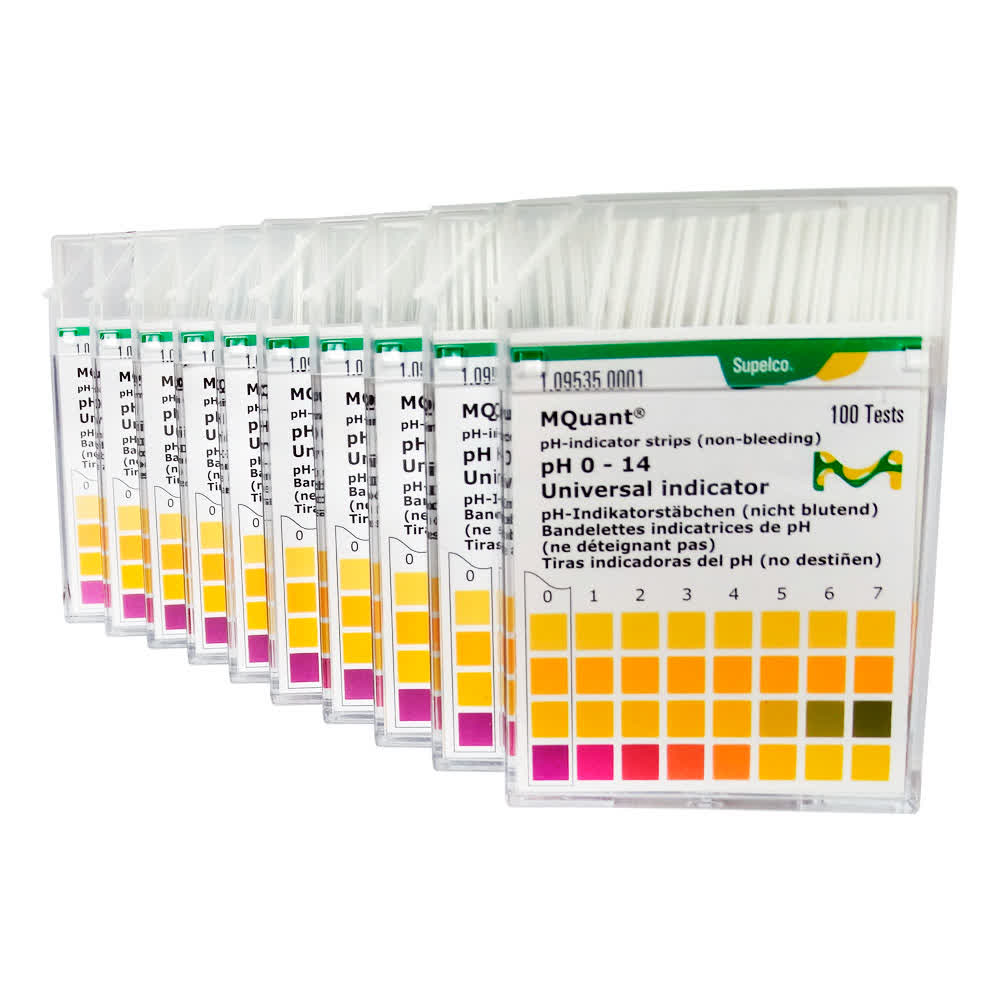 Compre 10 caixas de Papel Indicador de pH (0-14) Merck