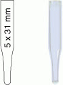 INSERT P/N11/N8 FUNDO CONICO(9MM) 5X30MM 0,1ML C/100PC