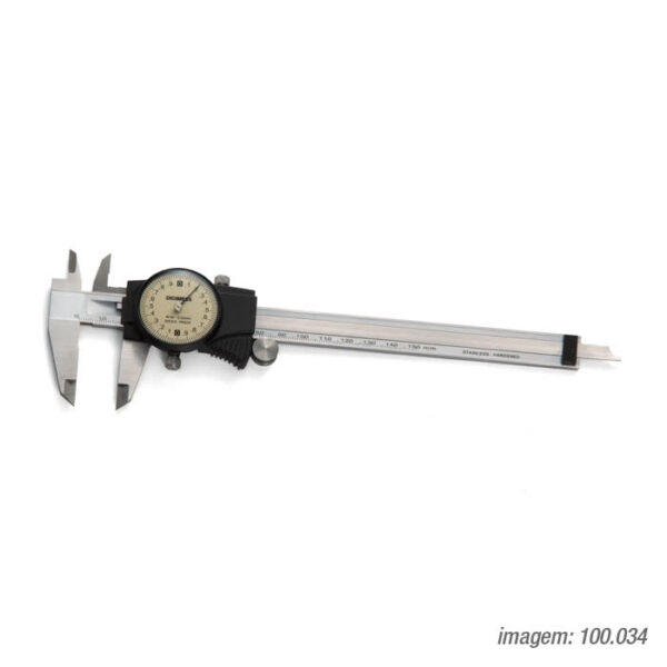 PAQUIMETROS COM RELOGIO 100.035-NEW 200x0,02mm