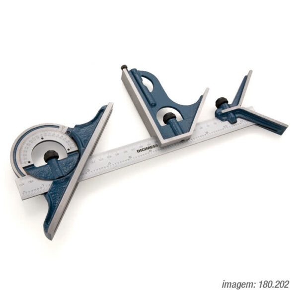 ESQUADRO COMBINADO (COMPLETO) 180.202 300mm (1 GR.)