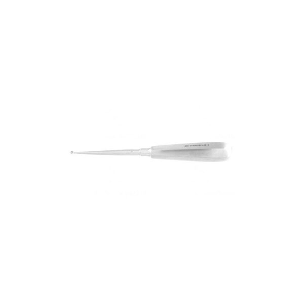 CURETA BRUNS N.º 000 P/ CIRURGIA ÓSSEA 17 cm ABC INSTRUMENTOS CIRÚRGICOS