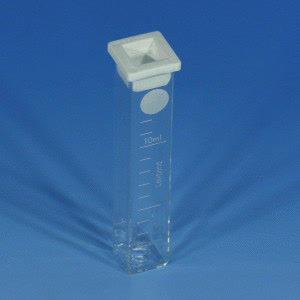 CUBETA DE VIDRO GRADUADA 10ML P/ KIT VISOCOLOR