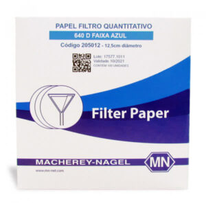 PAPEL FILTRO QUANTITATIVO MN 640 D(FAIXA AZUL) 55MM C/100FL