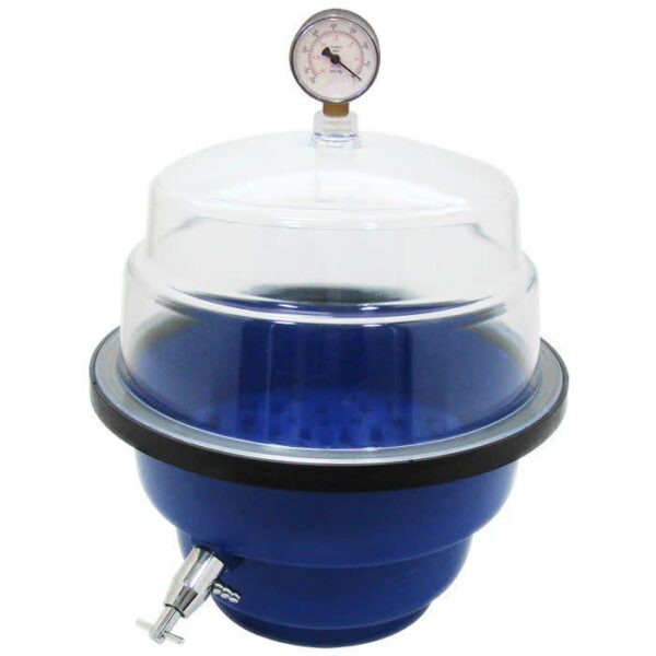 Dessecador à Vácuo 25cm com Vacuômetro