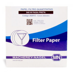 PAPEL FILTRO QUANTITATIVO MN 640 W(FAIXA PRETA)270MM C/100FL