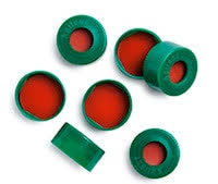 SNAP CAPS,GREEN,RED RUBBER/PTFE C/100PC