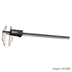 PAQUIMETROS DIGITAIS (SERVICOS PESADOS ORELHA PARA EXTERNO) 100.188B 600mm/24"(150mm)