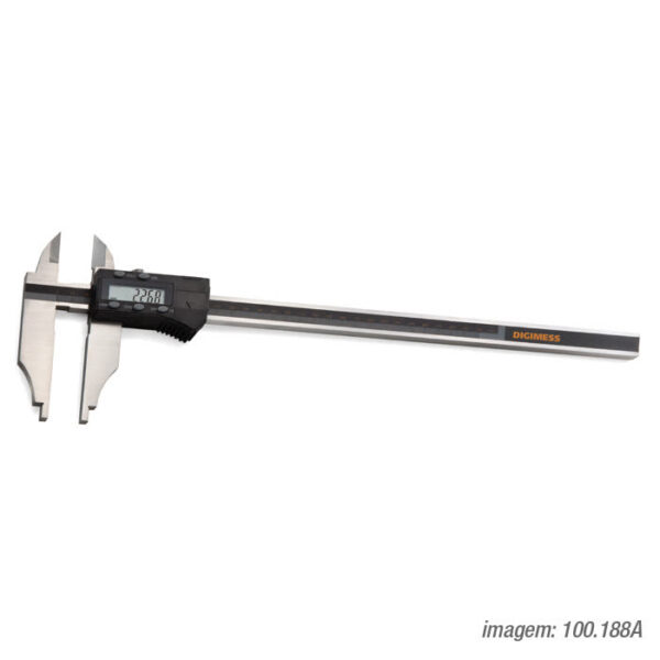 PAQUIMETROS DIGITAIS (SERVICOS PESADOS ORELHA PARA EXTERNO) 100.188B 600mm/24"(150mm)