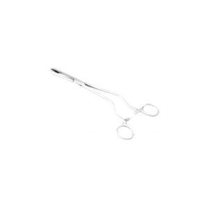 PINÇA CHERON 24 cm P/ ASSEPSIA E CURATIVO UTERINO ABC INSTRUMENTOS CIRÚRGICOS