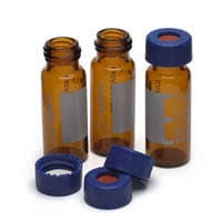 KIT VIAL C/R AMBAR 12X32MM AREA P/ROT.SEPTO SIL/T C/100