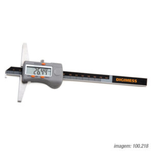 PAQUIMETROS DIGITAIS PROFUNDIDADE COM GANCHO 100.219 200mm/8"(100mm)