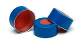 BLUE CRMP CAP 11MM FEP/RUB SEPTA C/100PC