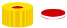 TAMPA ROSCA AMARELA N9 AB.5,5MM SEP.PTFE/SIL./PTFE C/100