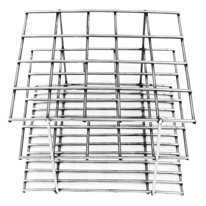 Estante para 12 Tubos Ø 2,5cm em Aço Inox (Suporte)