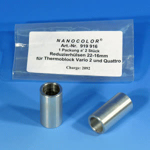 REDUTOR PARA BLOCOS DE AQUECIMENTO NANOCOLOR 22-16MM C/2PC