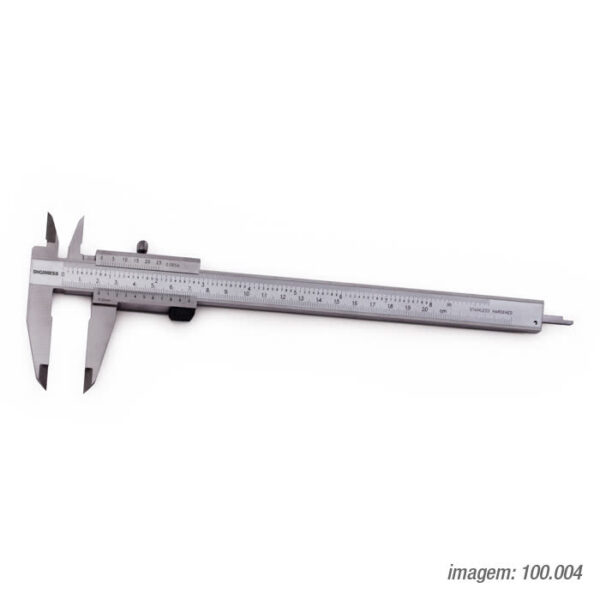 PAQUIMETROS UNIVERSAIS (GRADUACAO 0,02MM/.001") 100.004-TIN 200mm/8" - Imagem 5