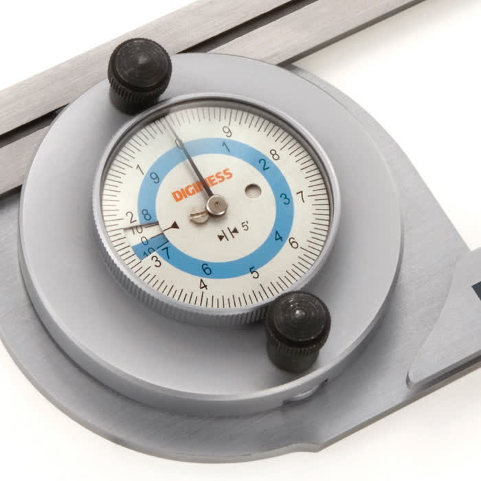 TRANSFERIDOR DE ANGULOS COM RELOGIO 170.070 300mm (5min) - Imagem 2