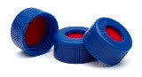 BLUE SCREW CAP,PTFE SIL/PTFE SPTA,500PK
