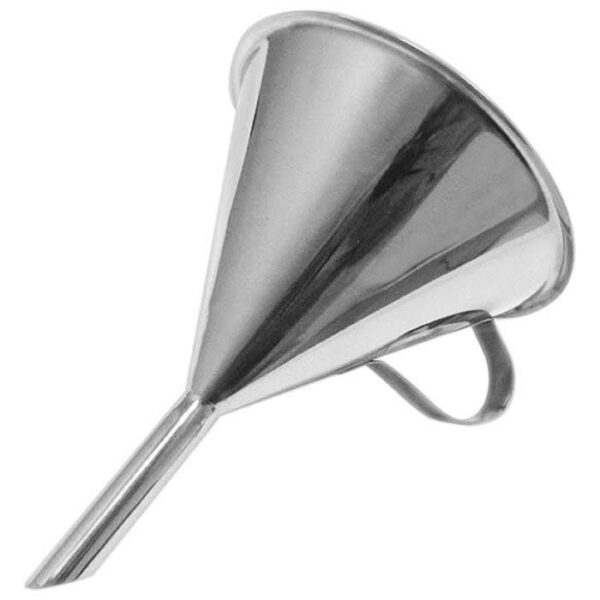Funil em Aço Inox 304 com Alça 2000mL - 21x18cm