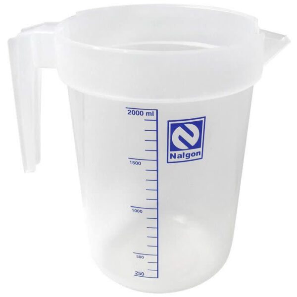 Jarra em Polipropileno Graduada com Escala em Alto Relevo e Silk-screen 4000mL