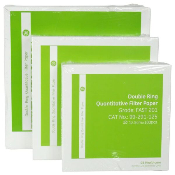 Papel Filtro Quantitativo Faixa Preta - Filtragem Rápida Ø 9cm