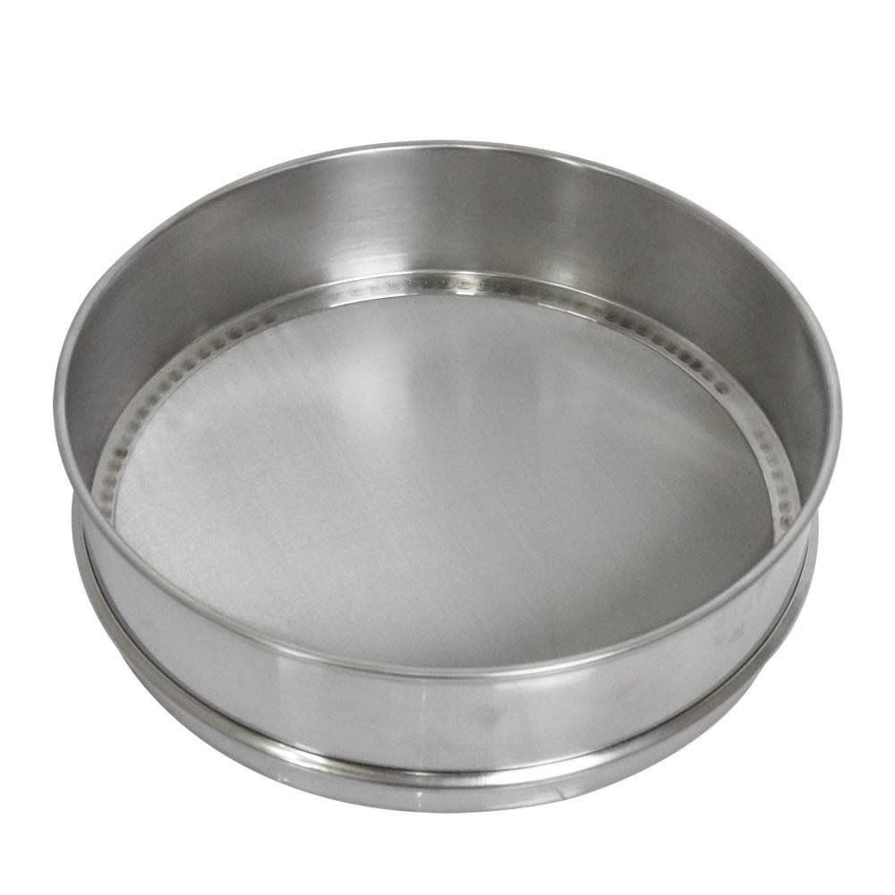 Peneira (Tamis) Granulométrica em Aço Inox 8x2 (Grande) ASTM 5"