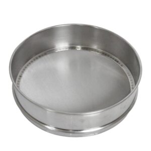 Peneira (Tamis) Granulométrica em Aço Inox 8x2 (Grande) ASTM 45 - Tyler 42 mesh