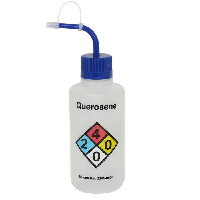 Pisseta em Polietileno 500mL para Querosene Com Classificação de Risco
