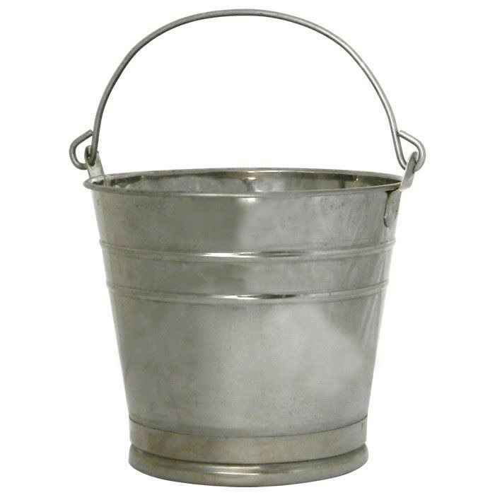 Recipiente em Aço Inox com Alça Sem Tampa 5 Litros