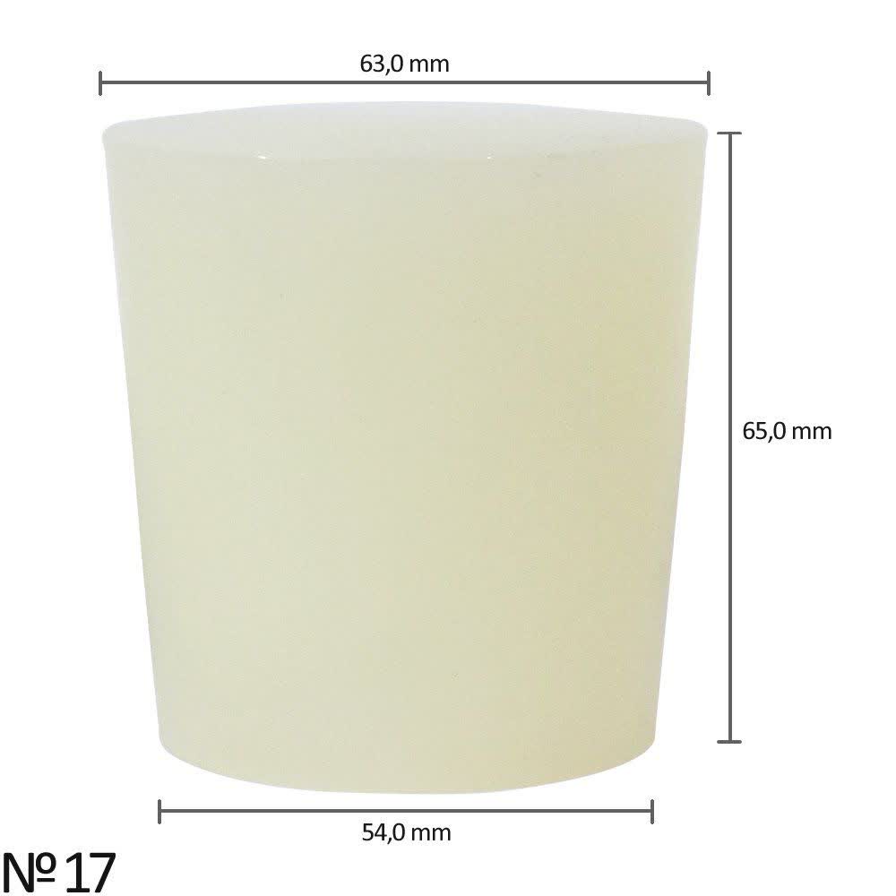 Rolha de Silicone Nº17 (63,0 x 54,0 x 65,0 mm) - Embalagem peça