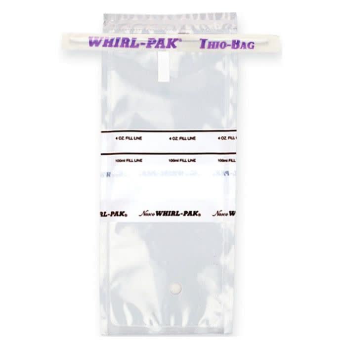 Saco para Amostragem Nasco com Tarja de Identificação e Tiossulfato de Sódio 100mL Ref. B01040WA