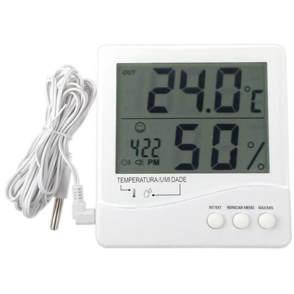 Termohigrômetro Digital -50+70ºC com Cabo 3 metros Ref. 7663.02.0.00