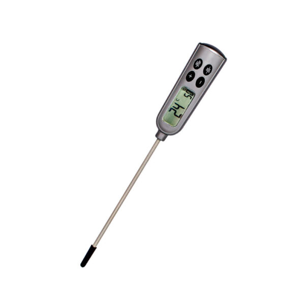 Termômetro Digital Tipo Espeto Em Aço Inox -50+300ºC com Alarme 9791 Plus